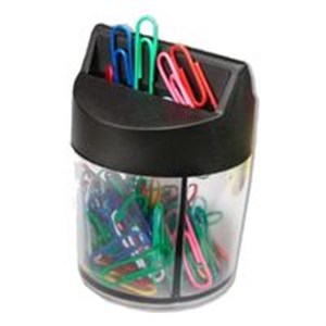 Obrazek Spinacze 28mm kolorowe pudełko magnetyczne 100 sztuk