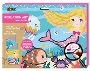 Picture of Kolorowe piksele pod wodą