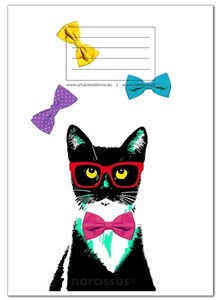 Picture of Zeszyt A5/60K kratka PP Fun Cat (4szt)