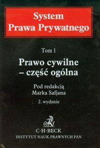 Obrazek Prawo cywilne część ogólna Tom 1
