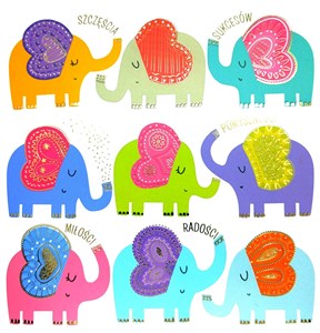 Obrazek Karnet KW HS SŁONIE