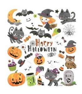 Picture of Naklejki papierowe - Halloween 32szt