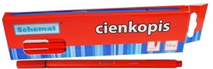 Picture of Cienkopis 0,4mm czerwony (10szt)