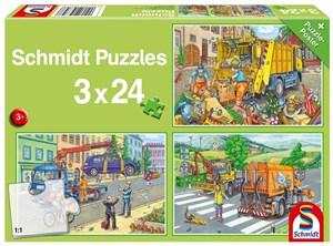 Picture of Puzzle 3x24 Pojazdy komunalne G3