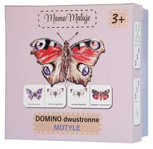 Obrazek Gra Domino dwustronne Motyle