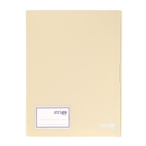 Obrazek Album ofertowy A4 20 koszulek beżowy STRIGO