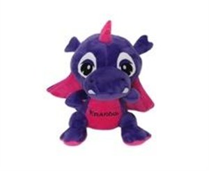 Obrazek Smok "Kraków" fioletowo różowy 15cm