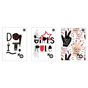 Picture of Zeszyt A4/80K linia Girls Rule (5szt)