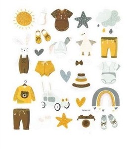 Obrazek Naklejki papierowe - Baby Boy 25szt