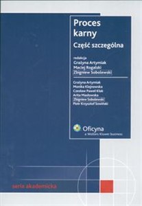 Obrazek Proces karny Część szczególna Stan prawny: 15.10.2007 r.