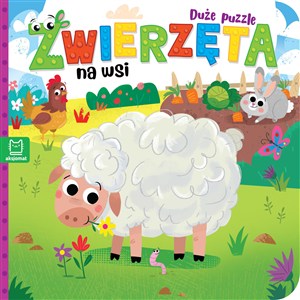 Obrazek Zwierzęta na wsi. Duże puzzle