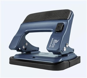 Obrazek Dziurkacz metalowy niebieski 30 kartek