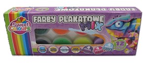 Picture of Farby plakatowe 12 kolorów