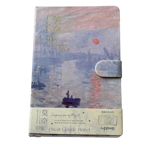 Obrazek Notes z zapięciem B6/128K Monet wschód słońca