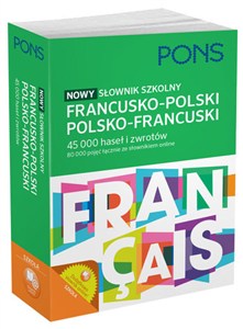 Obrazek Nowy słownik szkolny francusko-polski polsko-francuski