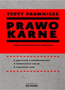 Picture of Testy prawnicze Prawo karne