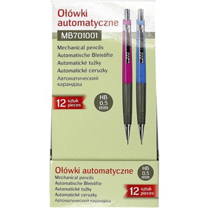 Obrazek Ołówek automatyczny HB 0,5mm (12szt)