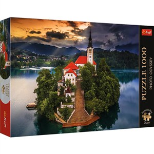Obrazek Puzzle Premium Plus Quality 1000 Photo Odyssey Jezioro Bled Słowenia