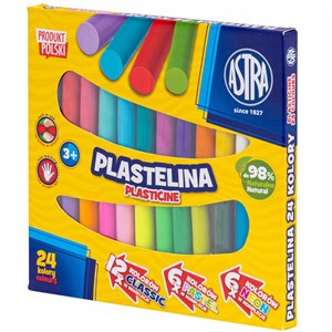 Obrazek Plastelina Astra 24 kolory