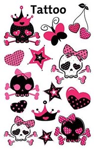 Picture of Tatuaże - Różowe czaszki