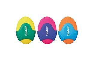 Obrazek Gumka do mazania płaska owalna mix