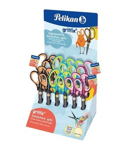 Picture of Nożyczki Griffix mix (12szt) PELIKAN