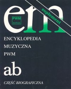 Obrazek Encyklopedia muzyczna Tom 1 Suplement