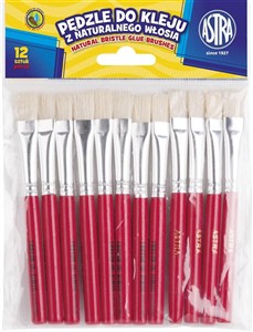 Obrazek Pędzelki do kleju Astra płaski, 12 szt. (315113001)