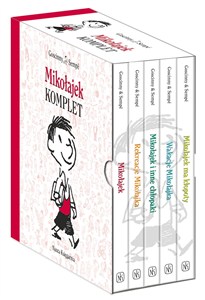 Obrazek Mikołajek Komplet Mikołajek, Rekreacje Mikołajka, Wakacje Mikołajka, Mikołajek i inne chłopaki, Mikołajek ma kłopoty