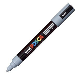 Obrazek Marker Posca Uni PC-5M szary