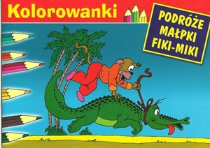 Obrazek Kolorowanki Podróże Małpki Fiki-Miki