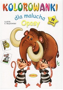 Obrazek Kolorowanki dla malucha Oposy