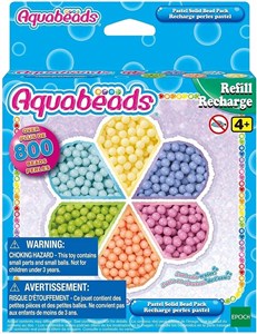 Obrazek Aquabeads Pastelowe koraliki zestaw uzupełniający