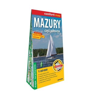 Obrazek Mazury Część północna laminowana mapa turystyczna 1:60 000