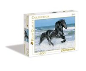 Obrazek Puzzle High Quality Black horse 500
