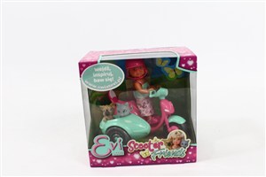 Obrazek Przyjaciele Evi na skuterze