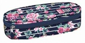 Obrazek Piórnik saszetka usztywniona wewnętrzną klapką Light Roses