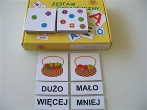 Obrazek Zestaw dydaktyczny. Dużo, mało