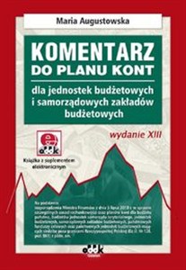 Obrazek Komentarz do planu kont dla jednostek budżetowych i samorządowych zakładów budżetowych