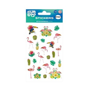 Obrazek Naklejki Sticker BOO Flamingi