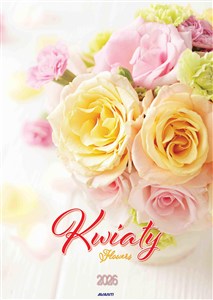 Picture of Kalendarz 2026 ścienny mały Kwiaty KSM-S-6