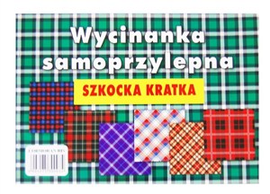 Obrazek Wycinanka samoprzylepna A4 szkocka kratka