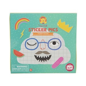 Obrazek Obrazki z naklejkami Śmieszne twarze