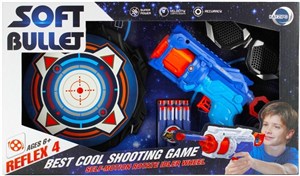 Obrazek Pistolet na strzałki z akcesoriami