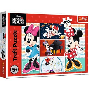 Obrazek Puzzle Myszka Minnie Zabawna Minnie 100