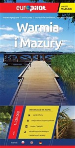 Obrazek Warmia i Mazury mapa turystyczna 1:250 000 laminowana