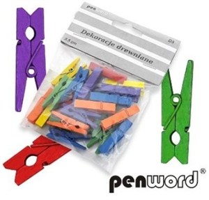 Picture of Klamerki drewniane 3,5cm 24szt