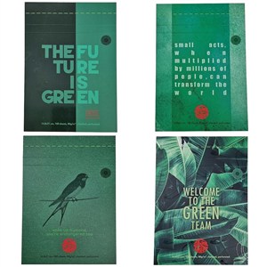 Picture of Notatnik A5/100K kratka Flexi Think Green (10szt)