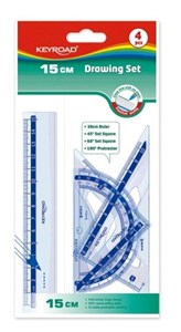 Obrazek Zestaw geometryczny transparentny 4el