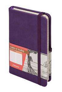 Obrazek Secesja A7 notes kratka purpura